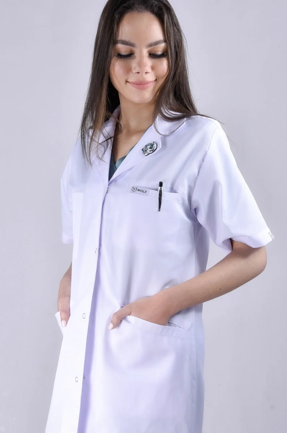 BLOUSE - COL CHEMISIER -Femme – Image 2