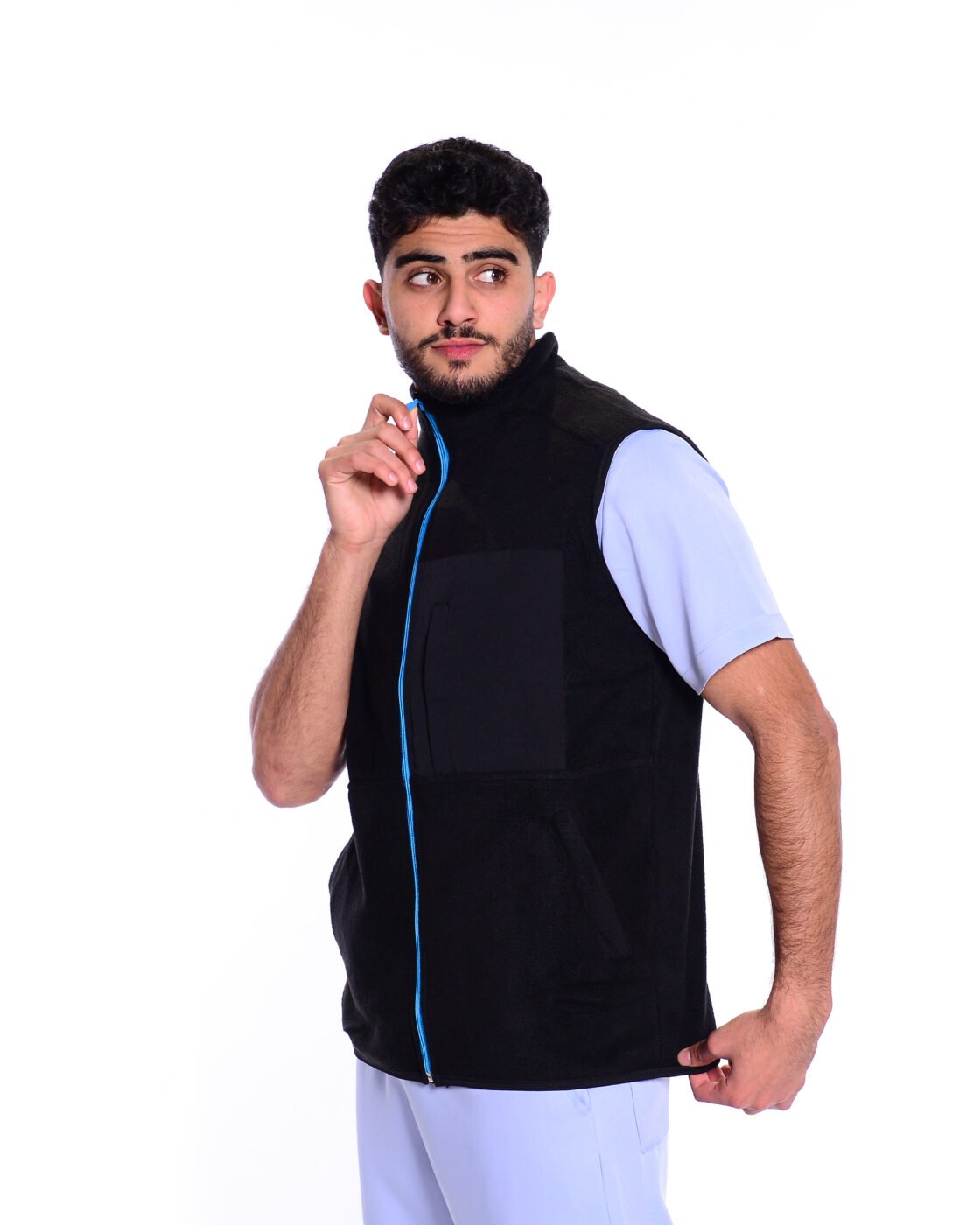 GILET POLAIRE- BLACK - Homme – Image 2