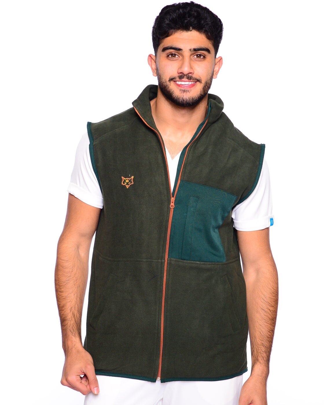 GILET POLAIRE- BOTTLE GREEN - Homme