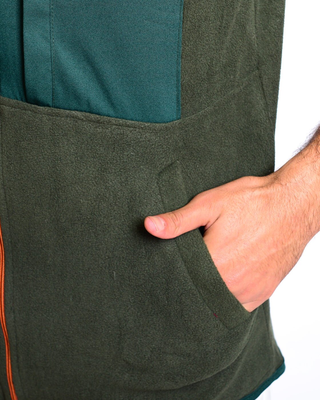 GILET POLAIRE- BOTTLE GREEN - Homme – Image 4