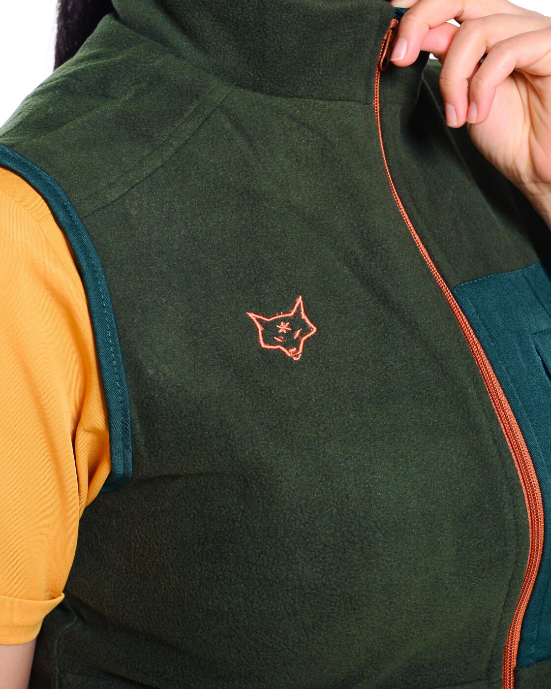 GILET POLAIRE- BOTTLE GREEN -Femme – Image 4